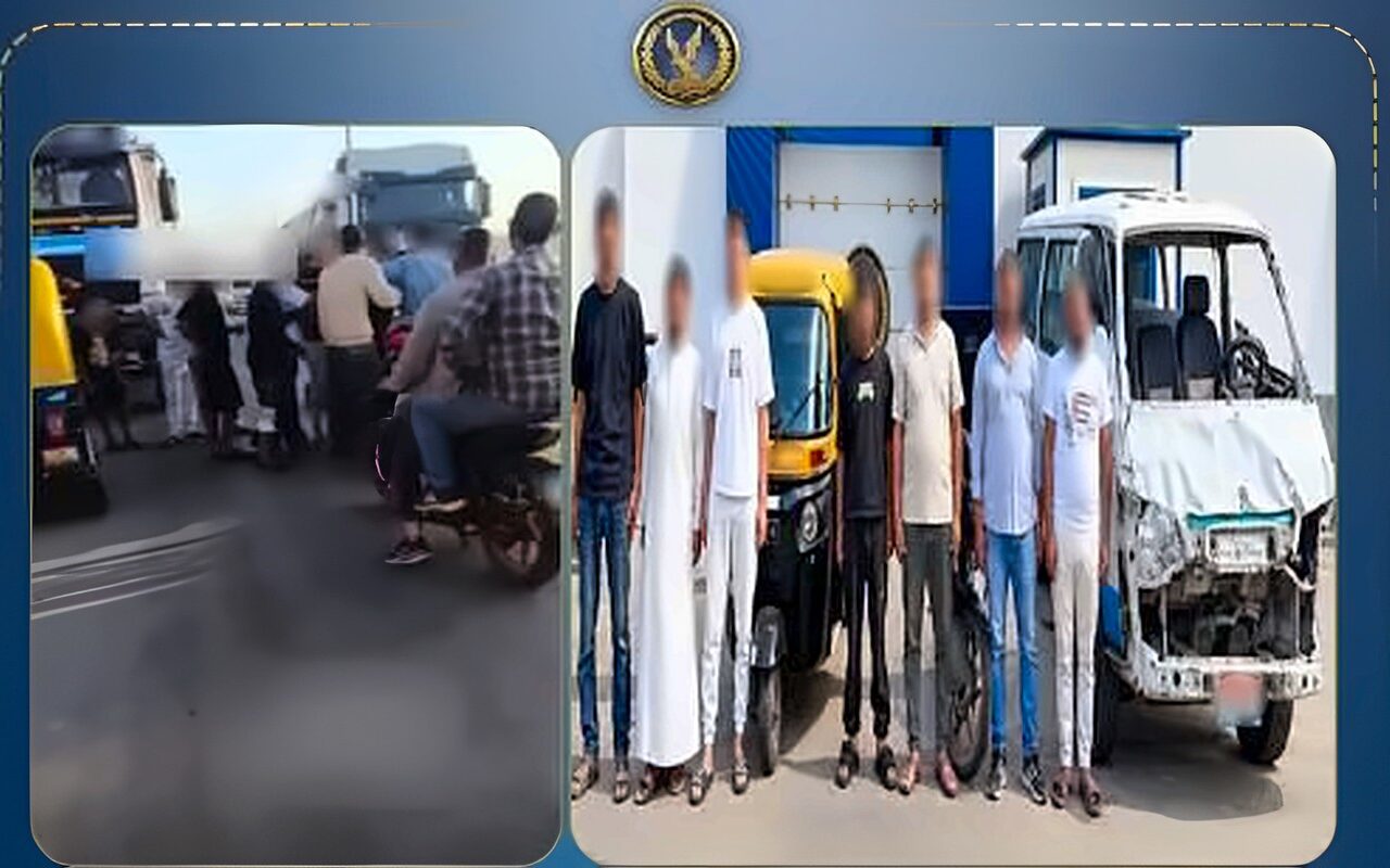بسبب تلفيات ورشة.. تفاصيل ضبط سائقي “عكس الاتجاه” في الشرقية