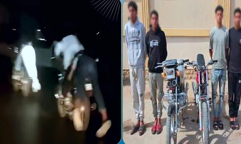 القبض على قائدي دراجتين ناريتين بتهمة أداء حركات استعراضية بالمنوفية