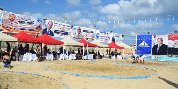 أبطال المشروع القومي للموهبة بأسيوط يحصدون 6 ميداليات في بطولة الجمهورية للمصارعة الشاطئية