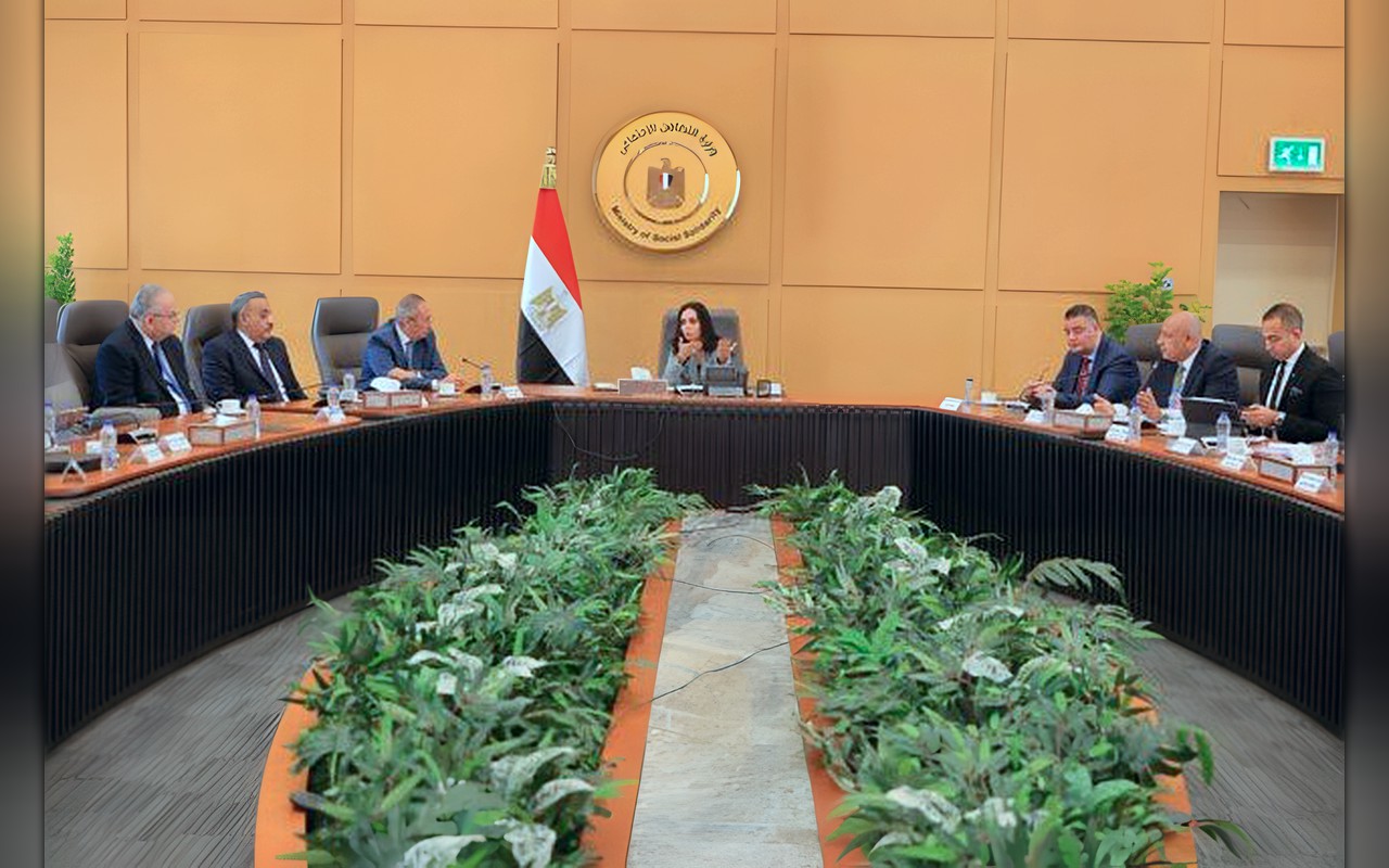 وزيرة التضامن الاجتماعي تترأس اجتماع مجلس إدارة صندوق نظام تأمين الأسرة
