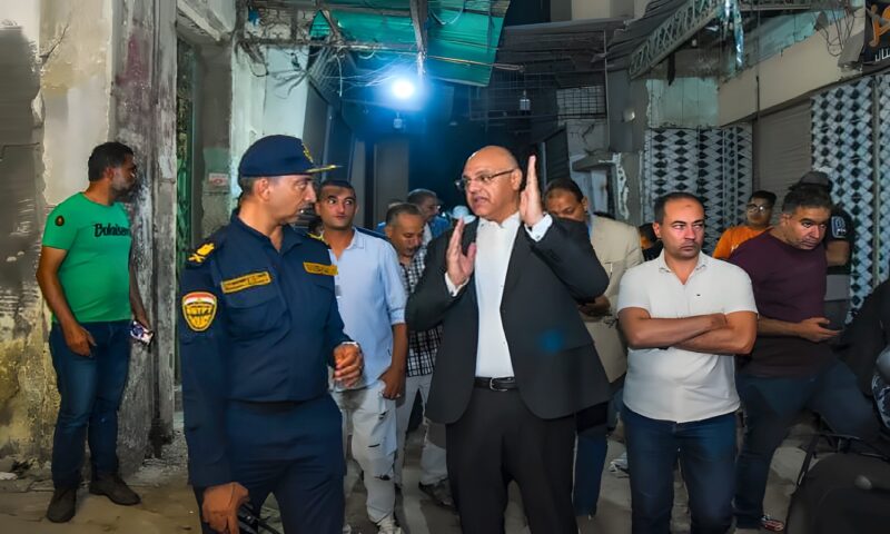 تحرك عاجل لمحافظ الإسكندرية ومدير الأمن بعد ظهور ميل خطير بعقار في حي غرب