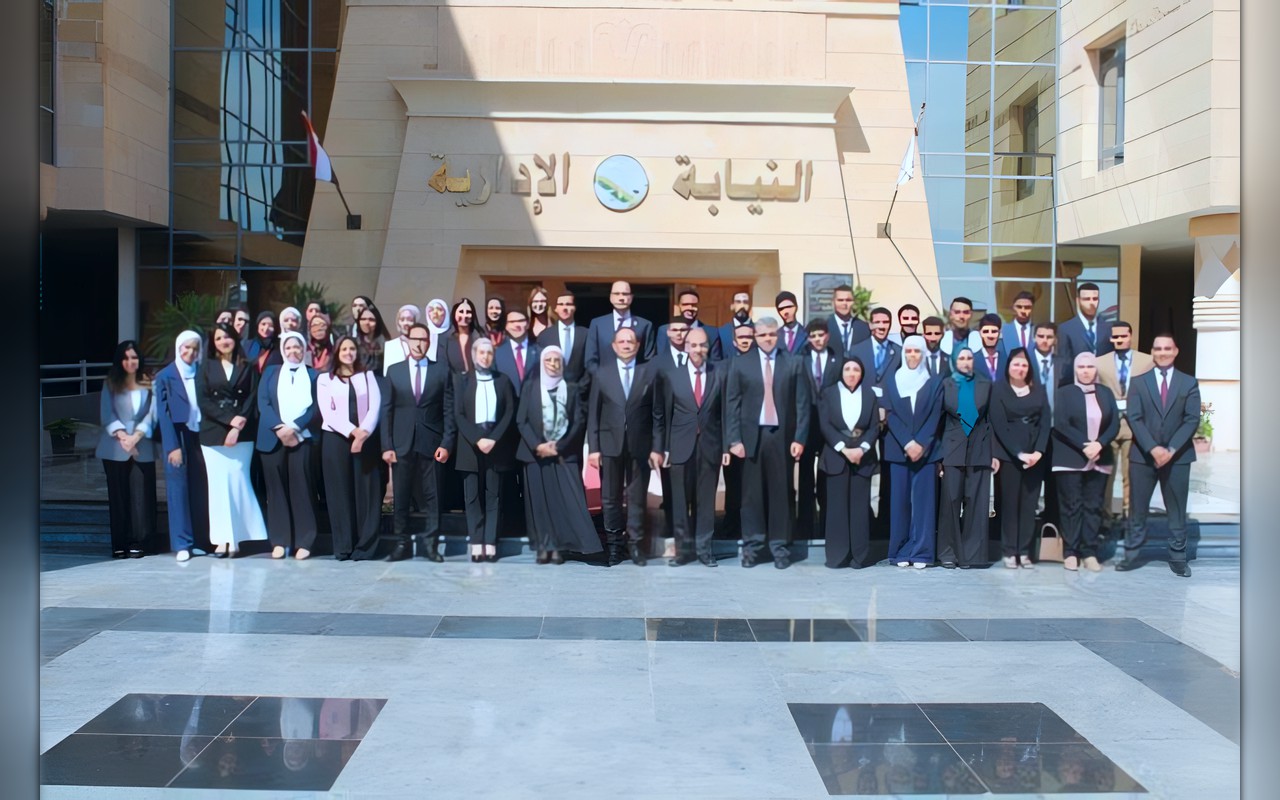 النيابة الإدارية تستضيف وفد كلية القانون بالجامعة المصرية الصينية