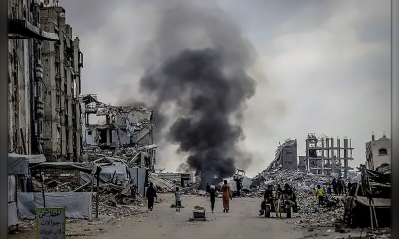 استشهاد فلسطيني وإصابة آخر باستهداف مسيرة غربي غزة