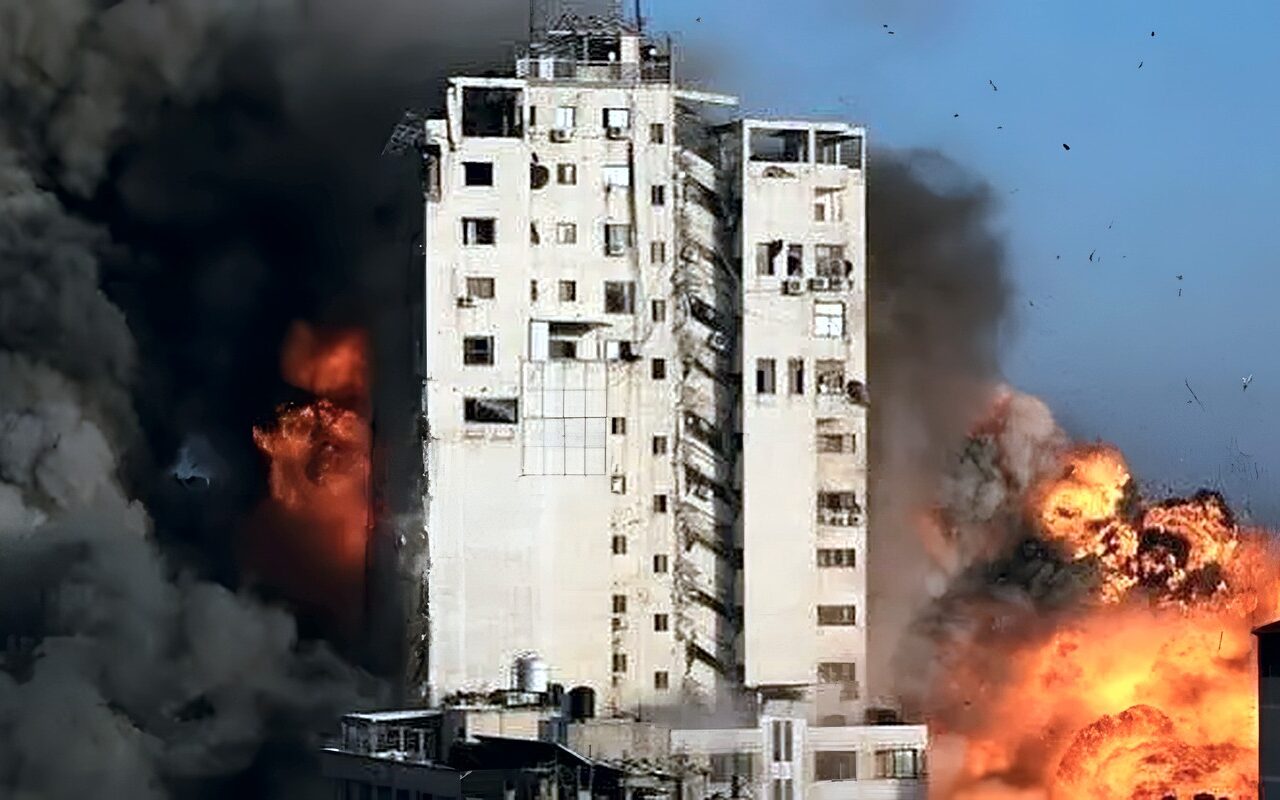 قصف غزة: 5 إصابات بغارة إسرائيلية ونسف للمنازل