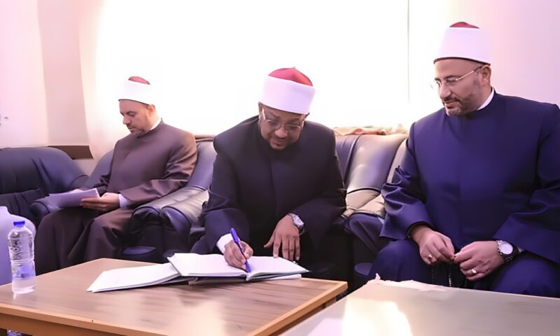 أمين البحوث الإسلامية ومساعديه يتفقدون منطقة وعظ شمال سيناء
