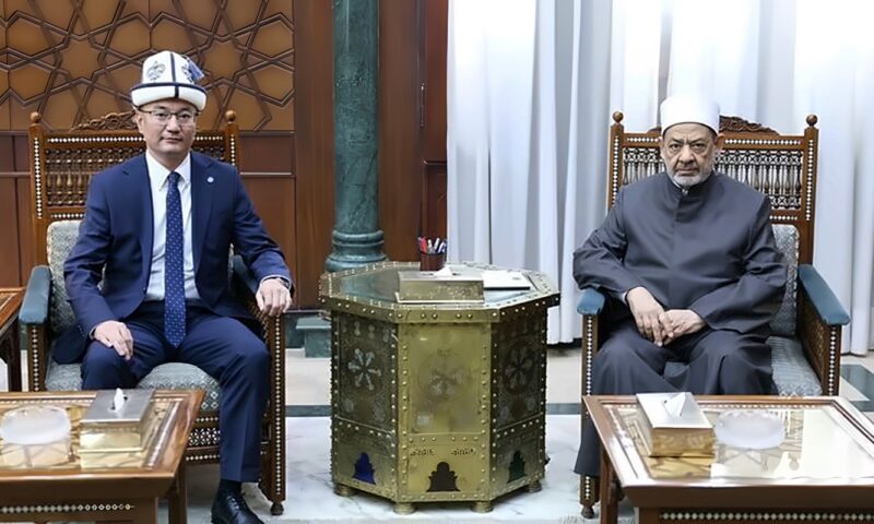 سفير قيرغيزستان يطلب من شيخ الأزهر زيادة أعداد المبتعثين والمنح الدراسية